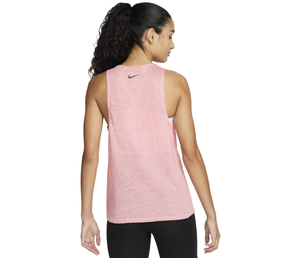 Dietro Maglia nike dri-fit trail donna rosa