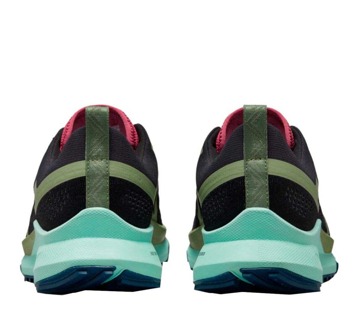 Retro Scarpa Nike react pegasus trail 4 uomo nera verde