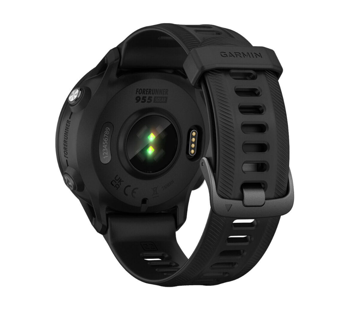 Dietro Orologio Garmin forerunner 955 solar nero