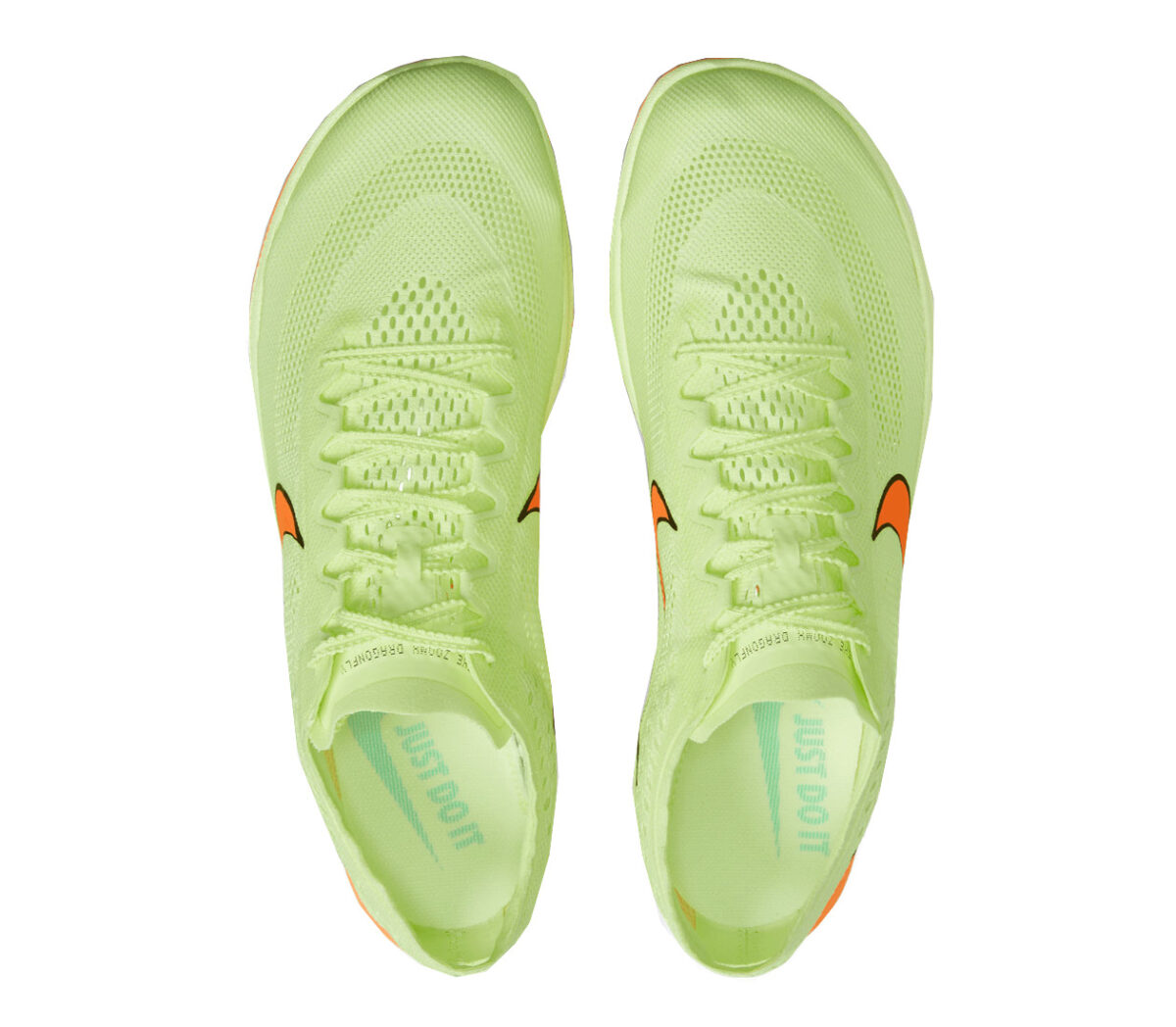 Tomaia Scarpa Nike zoomX dragonfly unisex giallo fluo