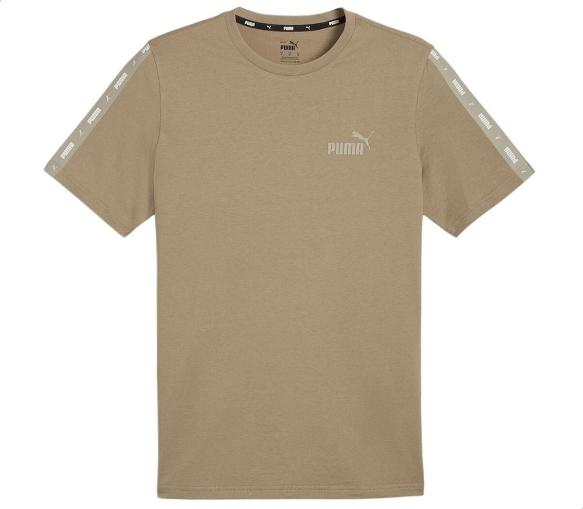 Maglia Puma ESS+ Tape Tee uomo cammello