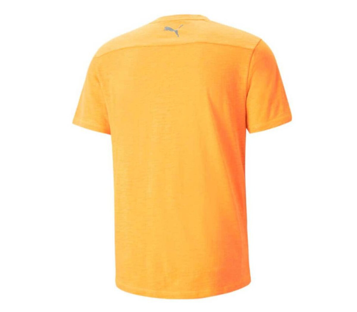 Dietro Maglia puma run logo ss tee uomo arancione