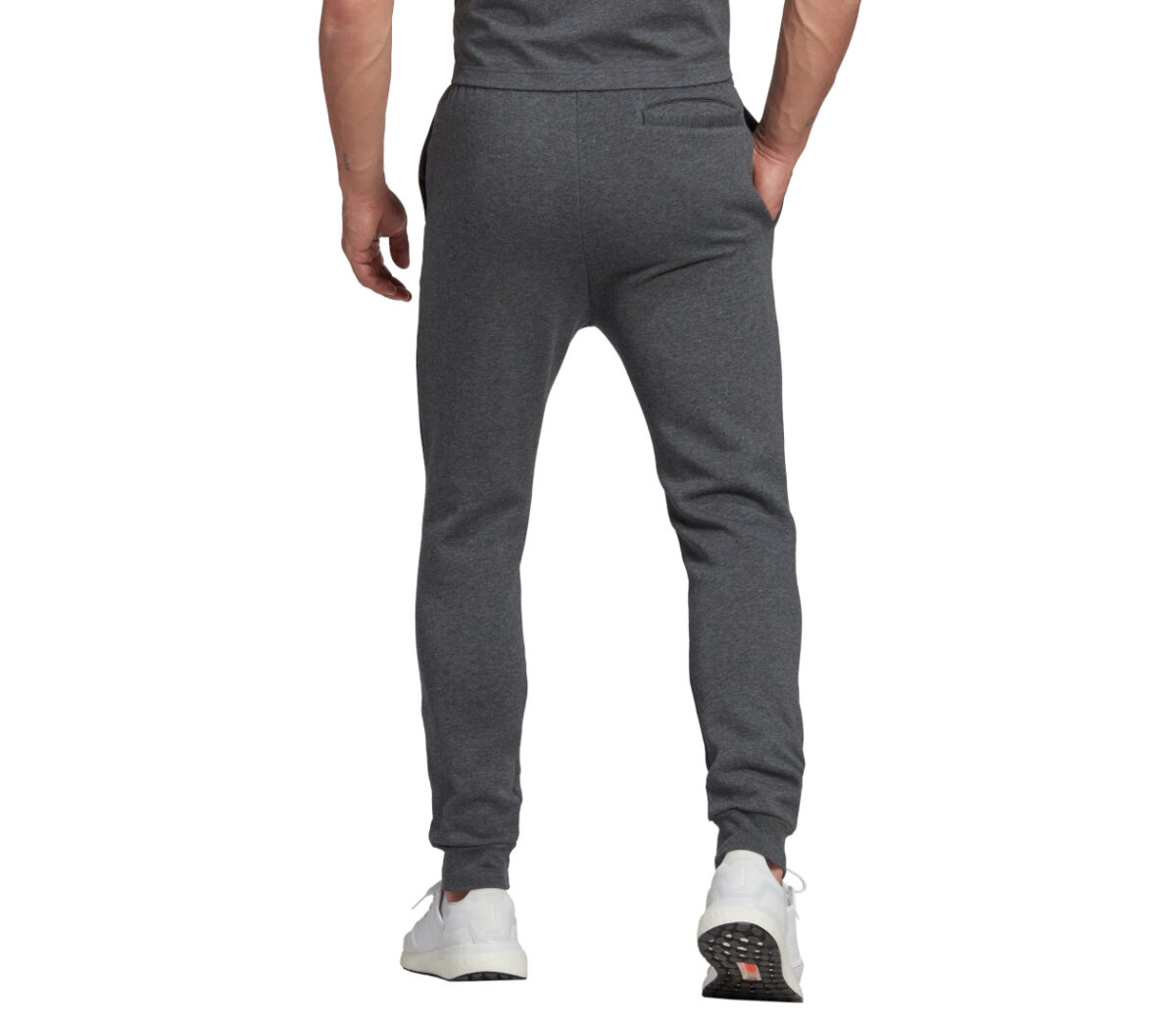 Dietro Pantalone adidas M feelcozy pant uomo grigio