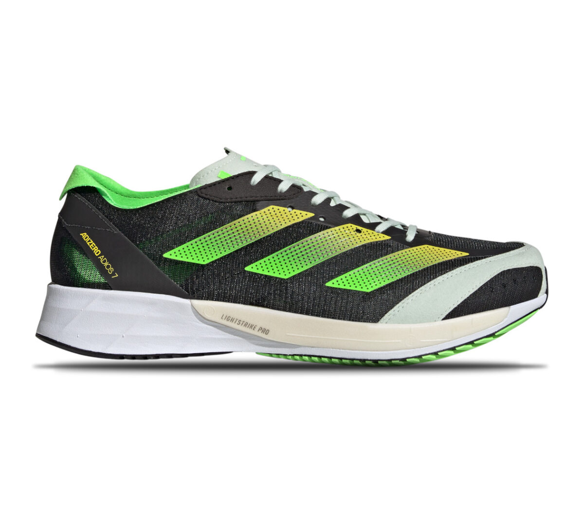 Scarpa adidas adizero adios 7 uomo nere verdi