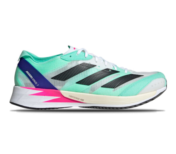 Scarpa Adidas adizero adios 7 uomo celeste