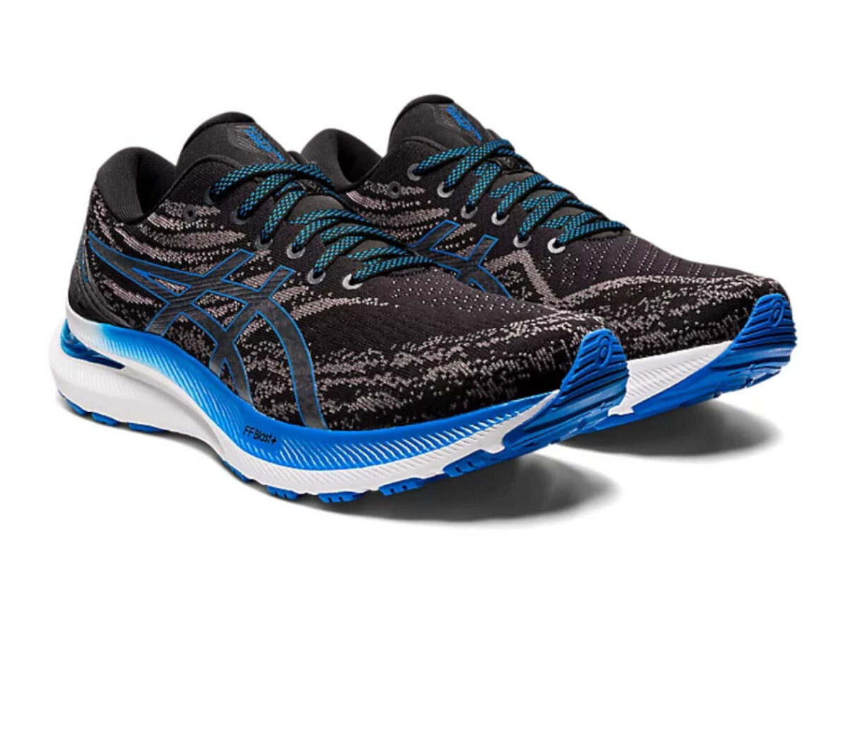 Coppia Scarpa Asics gel kayano 29 uomo nera e blu