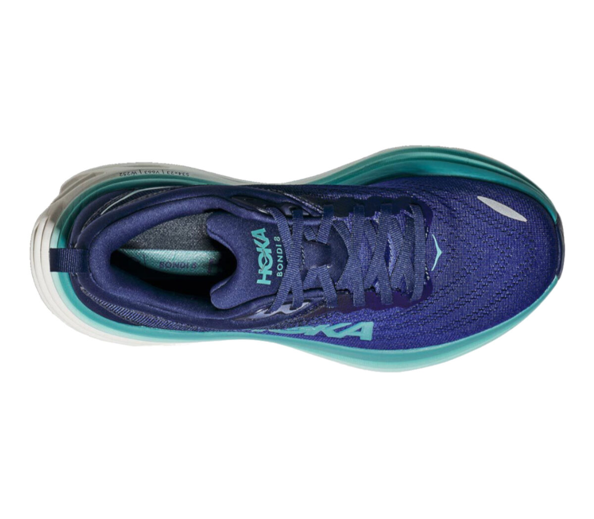 Tomaia Scarpa Hoka Bondi 8 donna Bellwether Blue Evening Sky