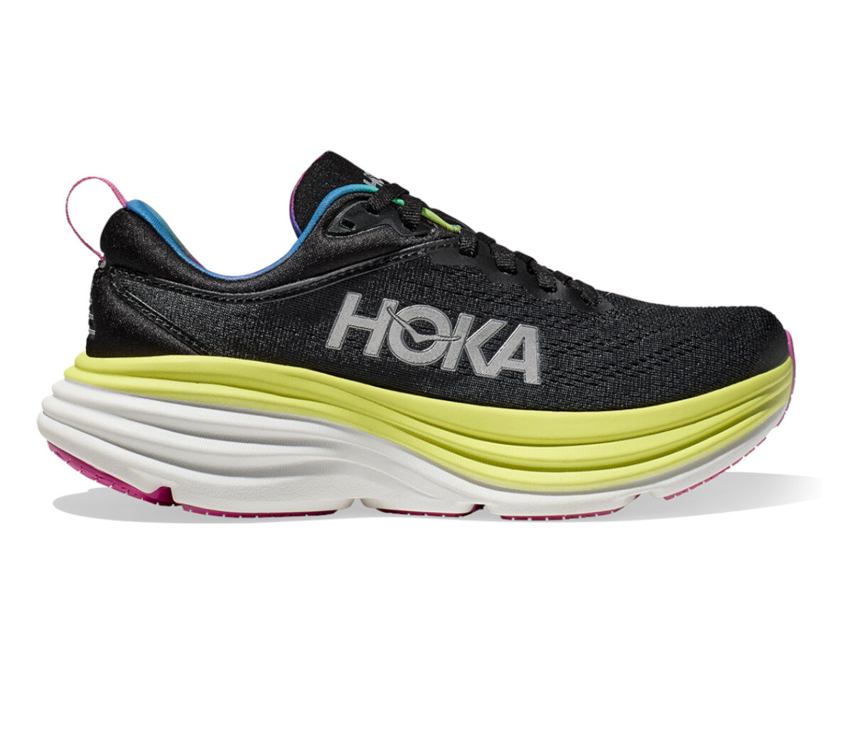 Scarpa Hoka bondi 8 donna gialla nera