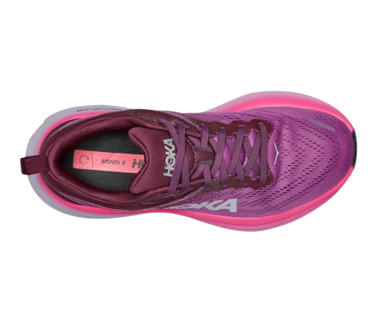 Tomaia Scarpa Hoka bondi 8 donna viola