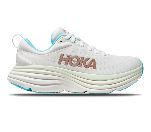 Scarpa Hoka Bondi 8 donna bianca celeste