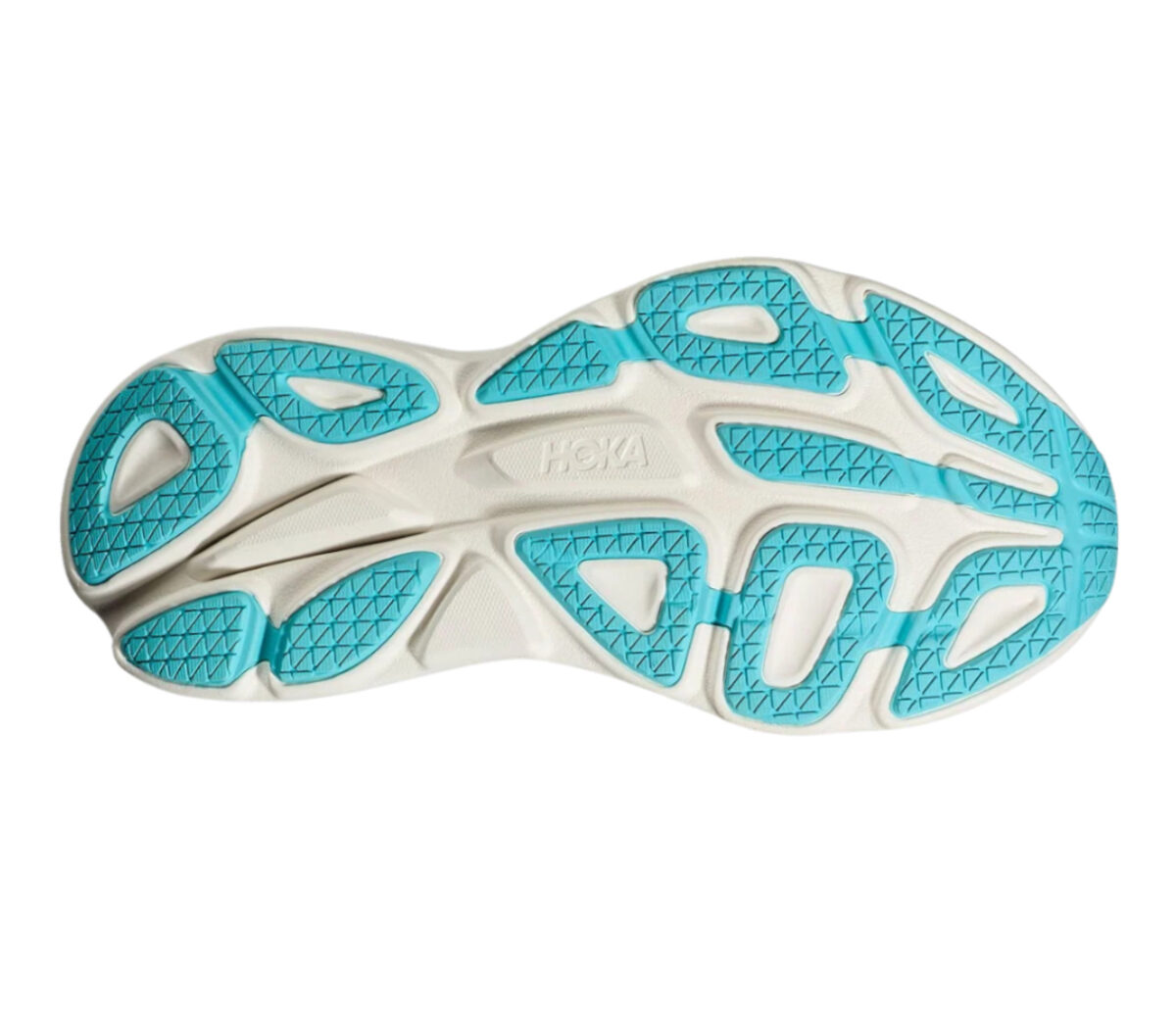 Suola Scarpa Hoka Bondi 8 donna bianca celeste