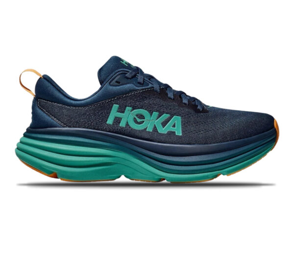 Scarpa Hoka Bondi 8 uomo verde blu