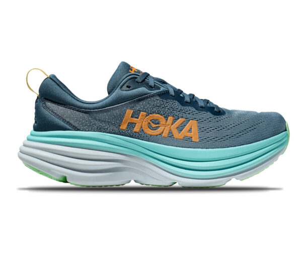 Scarpa Hoka bondi 8 uomo verde blu