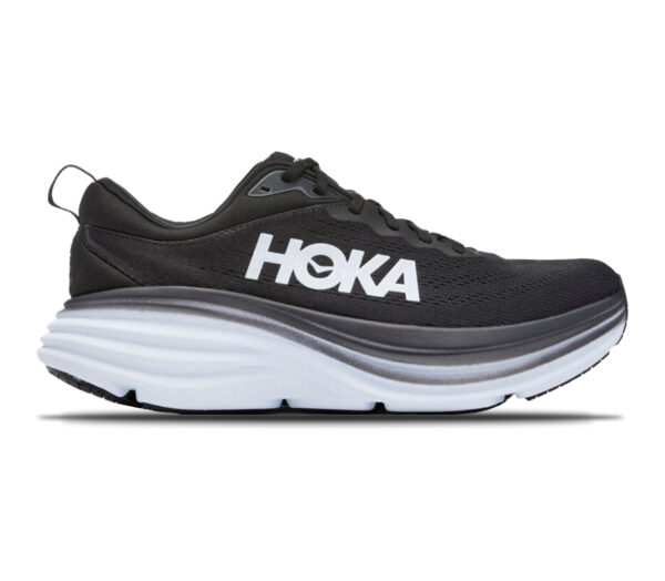 Scarpa Hoka one one bondi 8 donna bianca nera