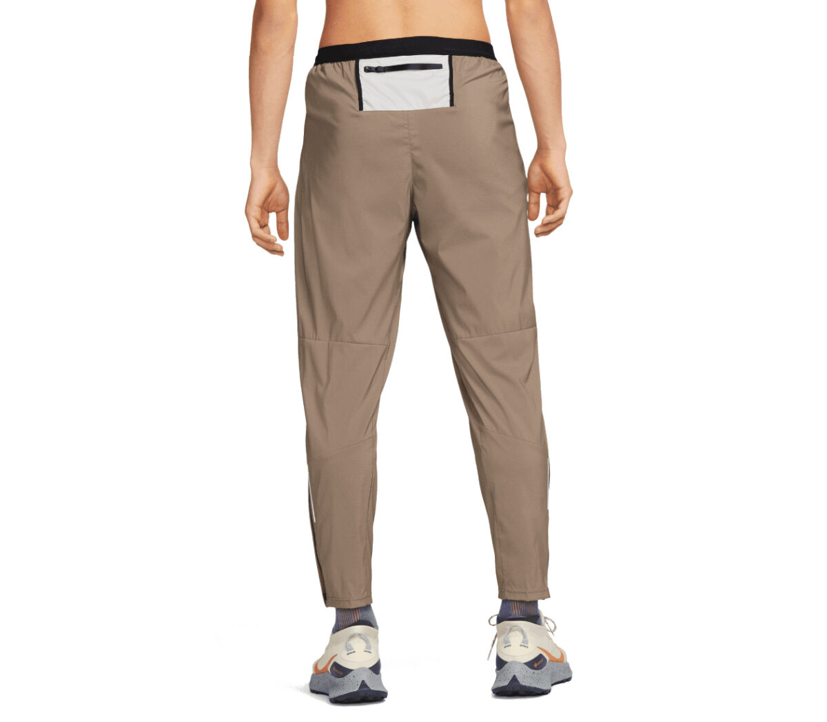 Dietro Pantalone Nike dri-fit phenom elite trial running uomo beige