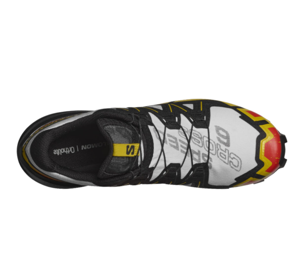 Tomaia Scarpa salomon speedcross 6 uomo bianca rossa