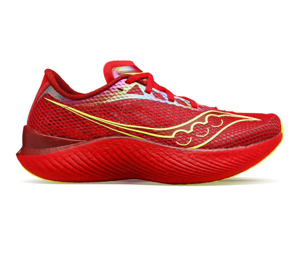 Scarpa saucony endorphin pro 3 uomo rossa gialla