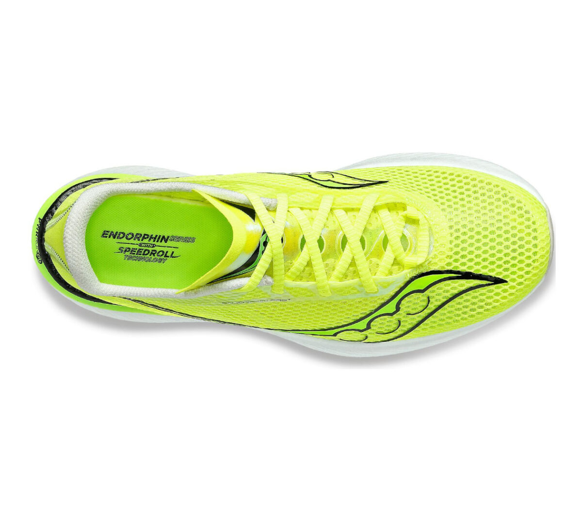 Tomaia Scarpa Saucony endorphin pro 3 uomo gialla