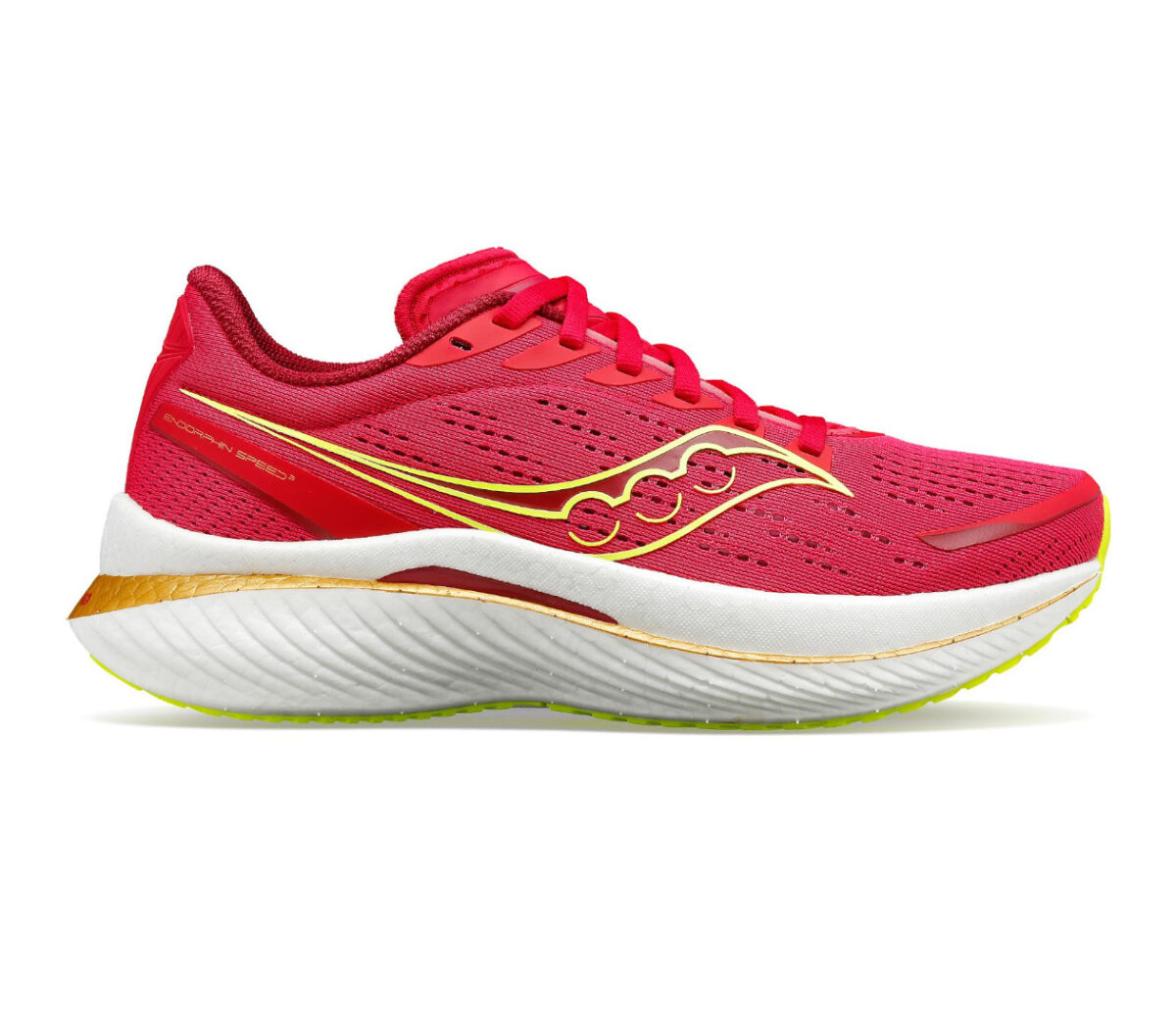 Scarpa saucony endorphin speed 3 donna rossa gialla