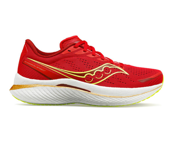 Scarpa saucony endorphin speed 3 uomo rossa