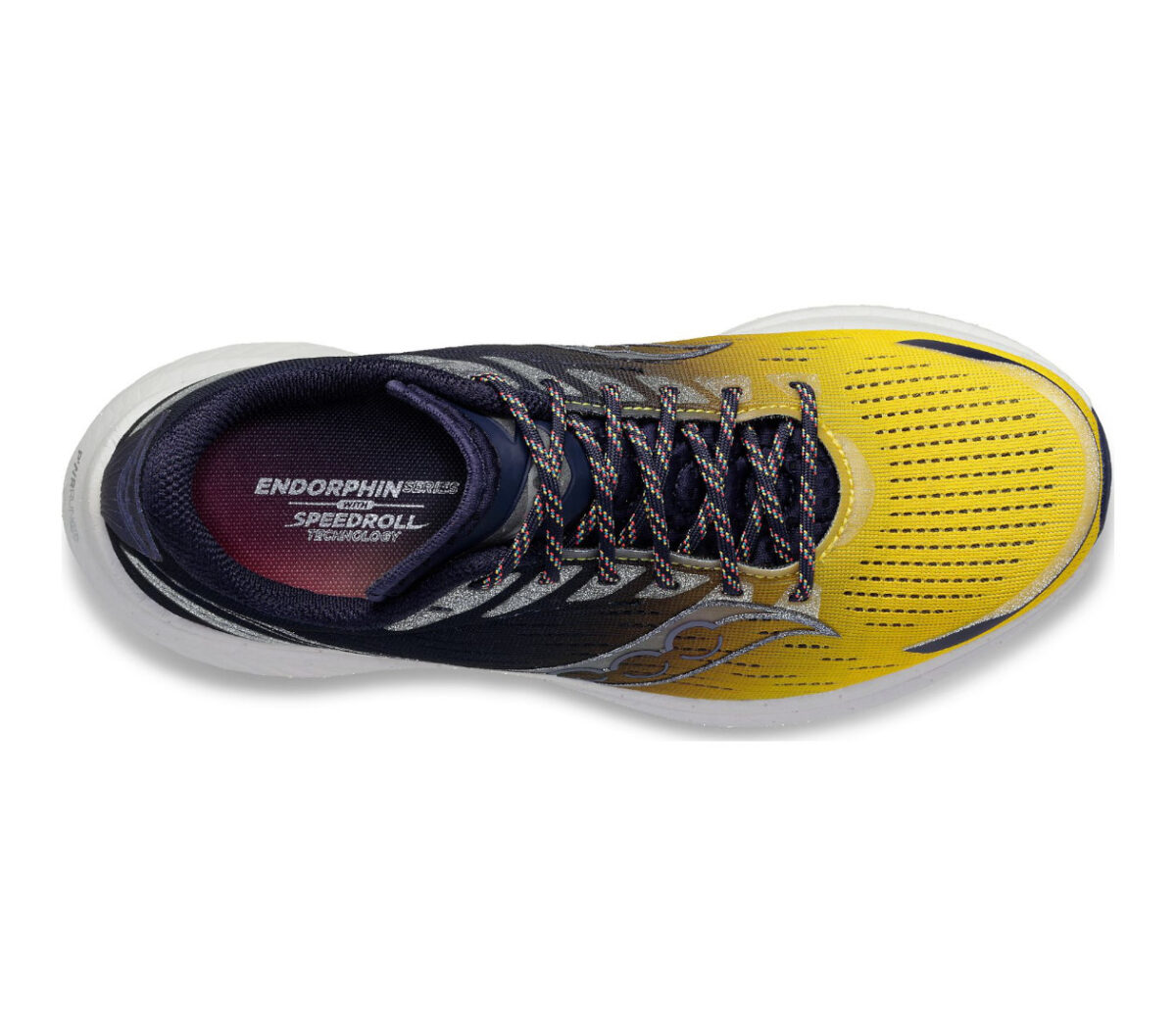 Tomaia Scarpa Saucony endorphin speed 3 uomo nera gialla