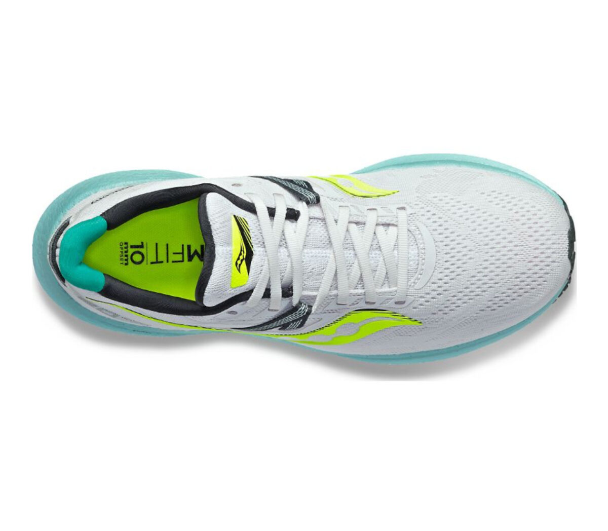 Tomaia Scarpa saucony triumph 20 uomo bianca celeste