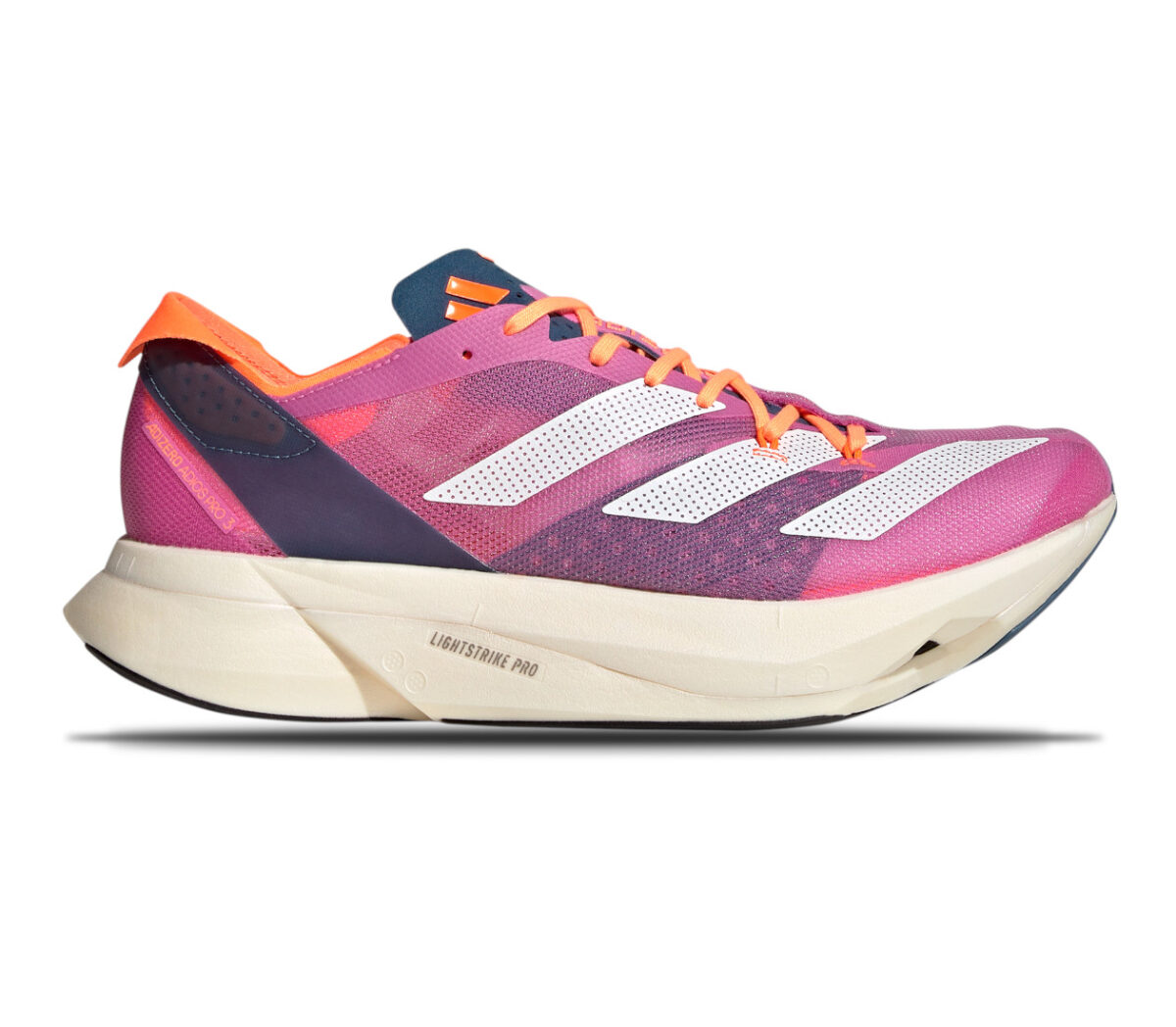 Scarpa adidas adizero adios pro 3 unisex rosa arancione