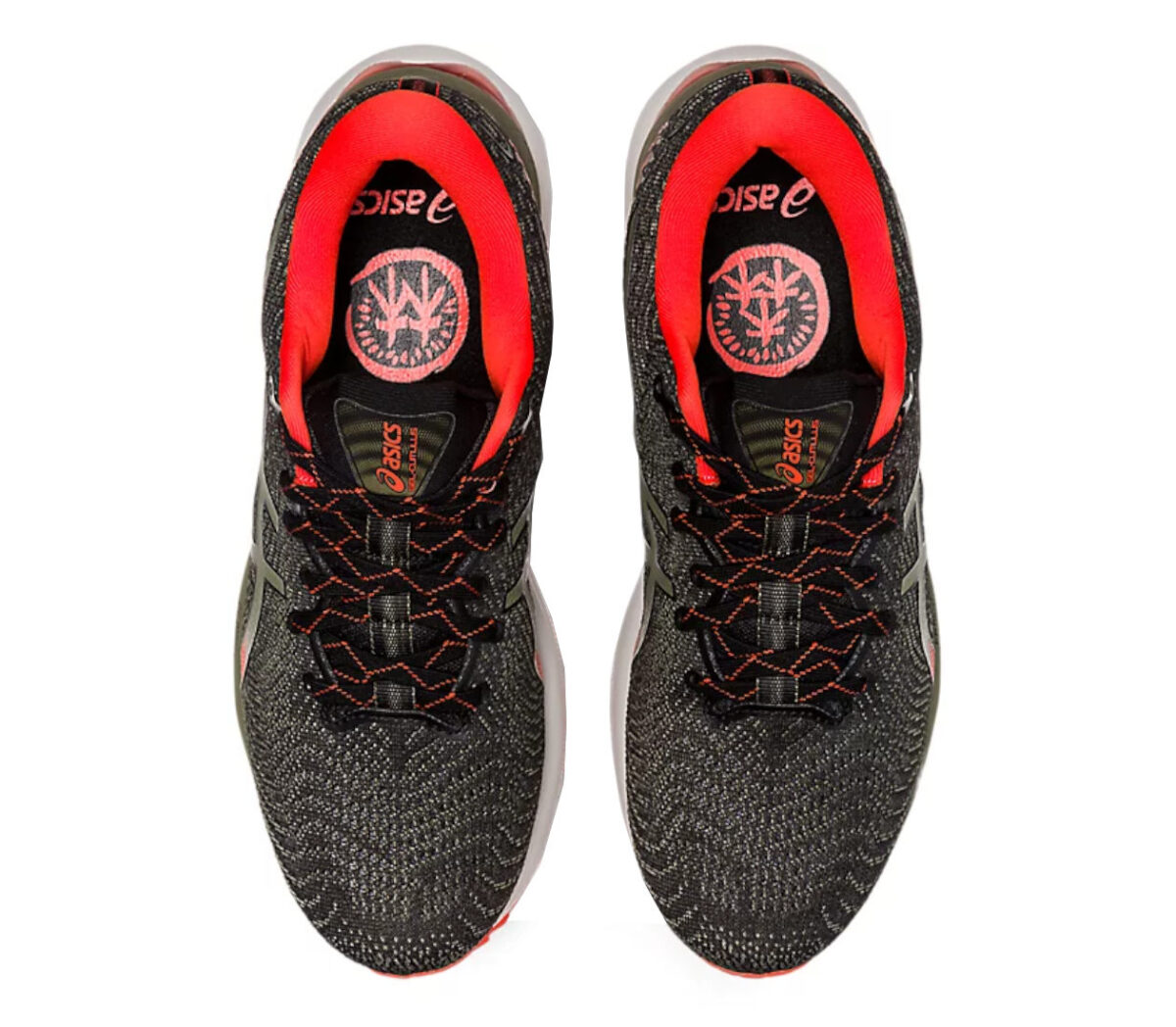 Tomaia Scarpa asics gel cumulus 24 tr uomo grigio arancio