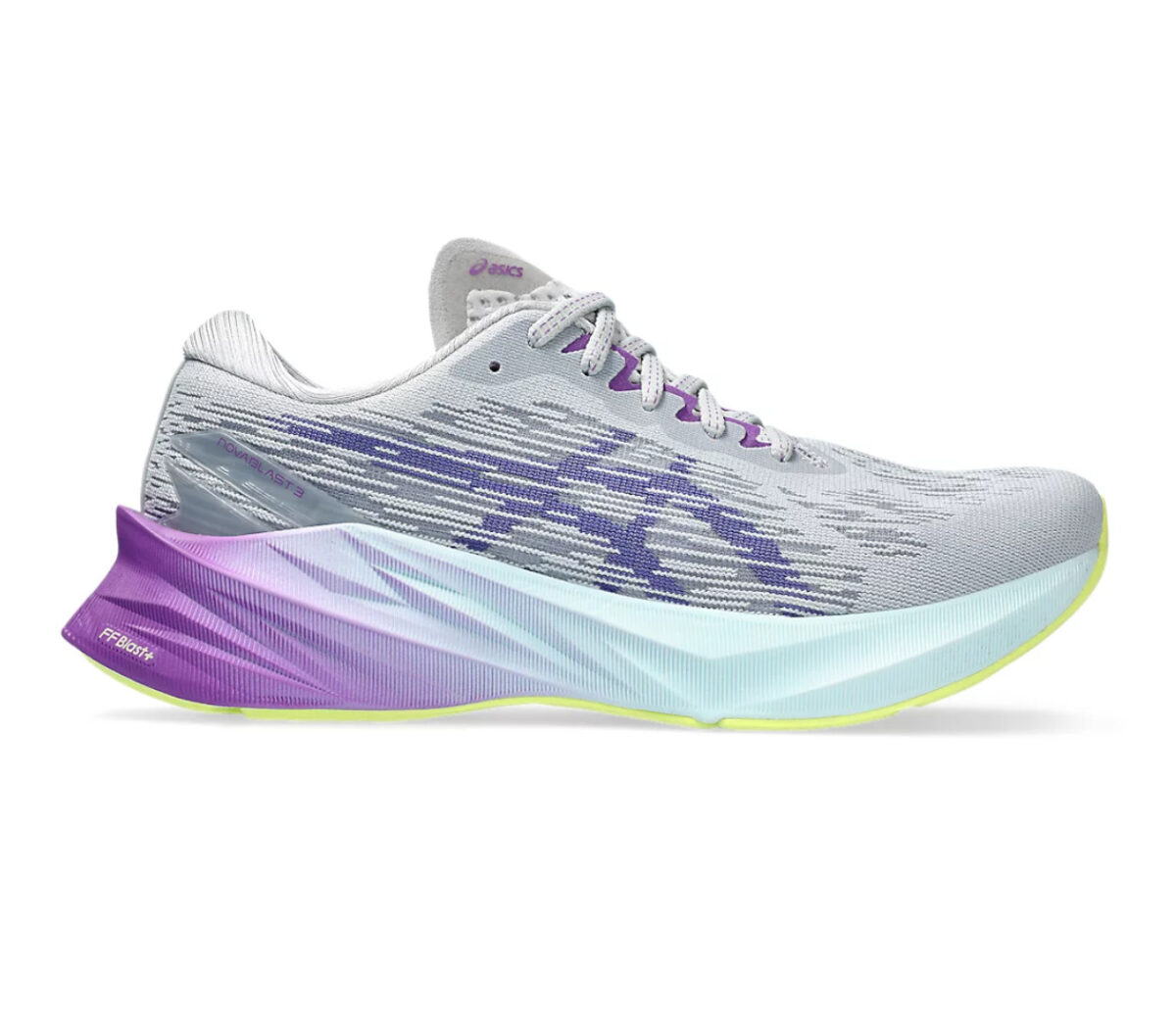 Scarpa Asics novablast 3 donna viola