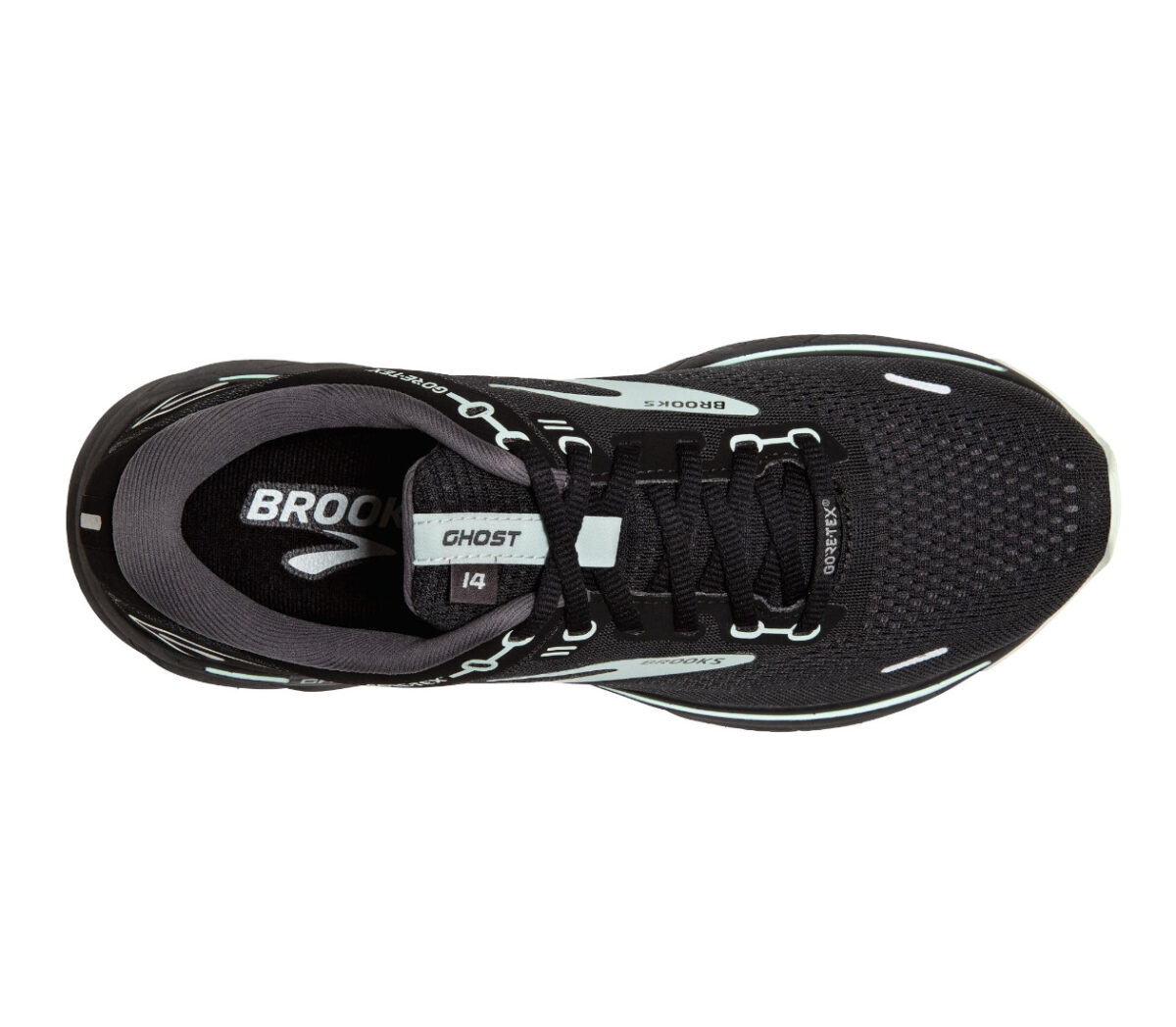 Tomaia Scarpe Brooks ghost 14 gtx donna nera