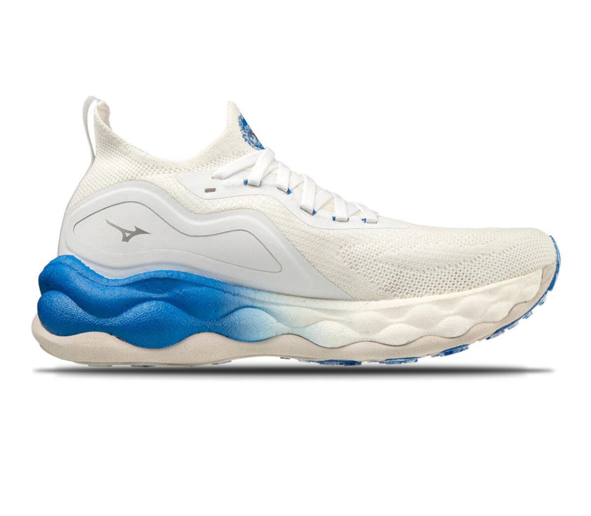 Scarpa Mizuno wave neo ultre uomo bianche blu