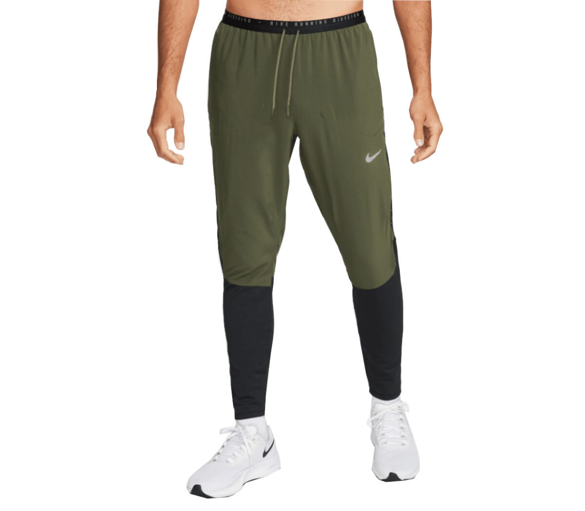 Pantalone Nike dri-fit run division phenom uomo verdi
