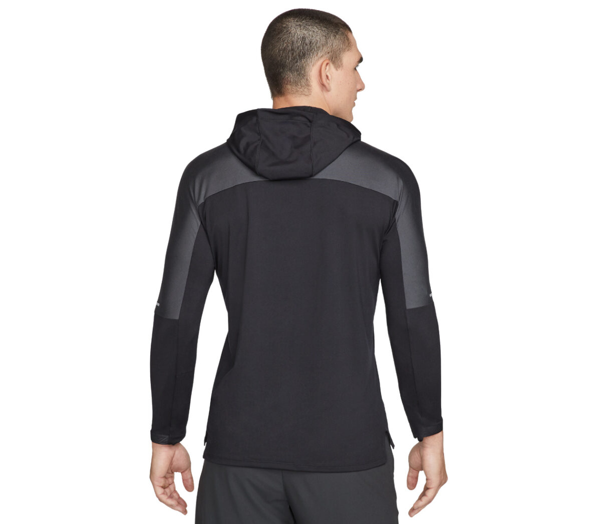 Dietro Maglia Nike dir-fit trail uomo nera