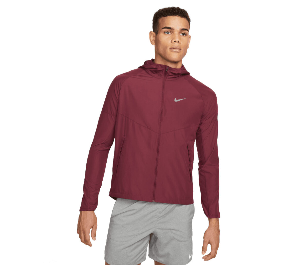 Giacca Nike repel miler uomo bordeaux