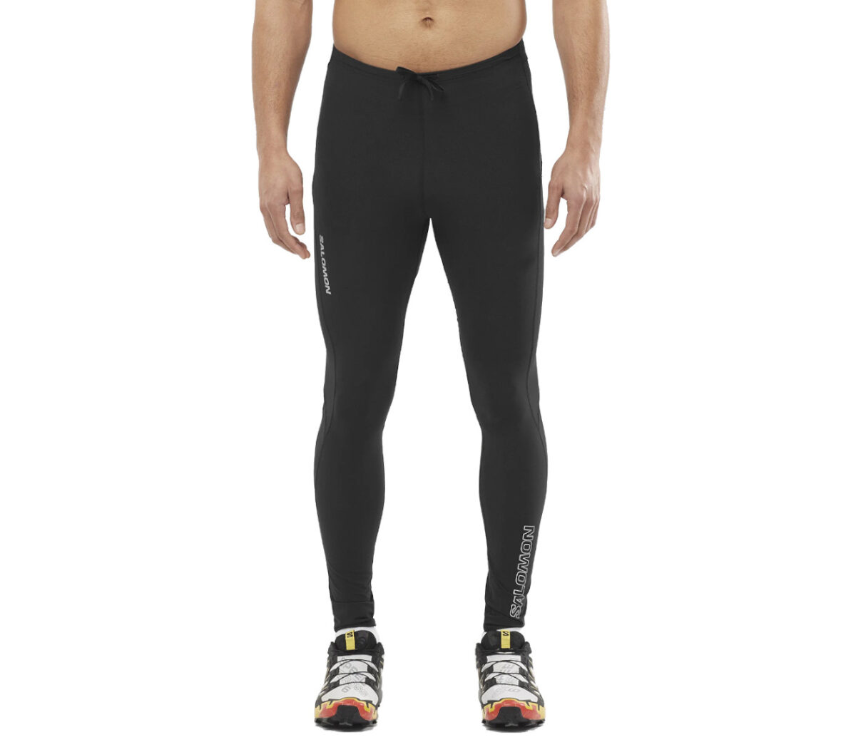 Pantaloni salomon sense aero tights uomo neri