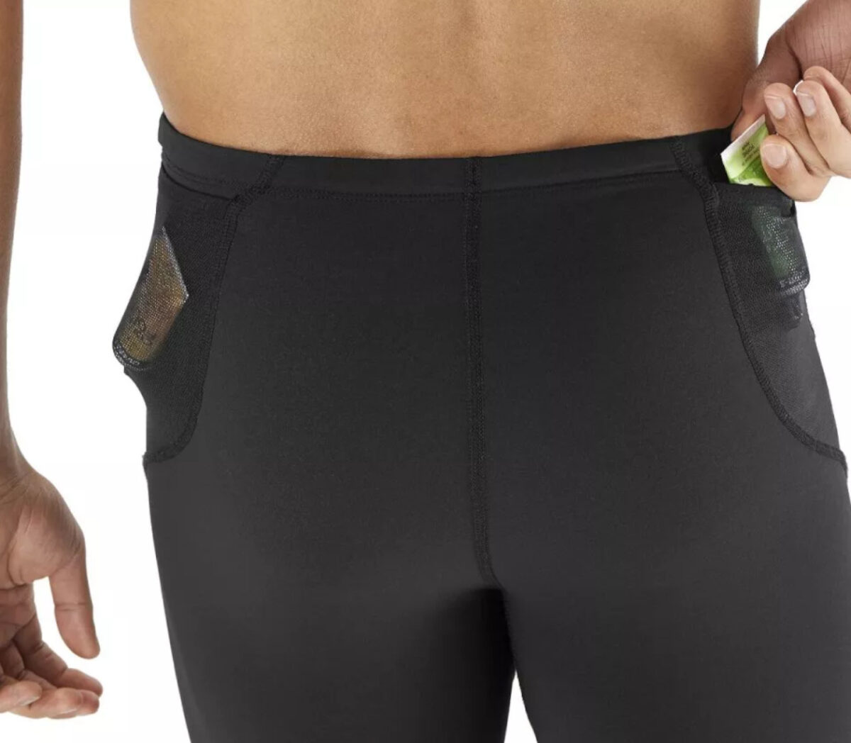 Tasca Pantaloni salomon sense aero tights uomo neri