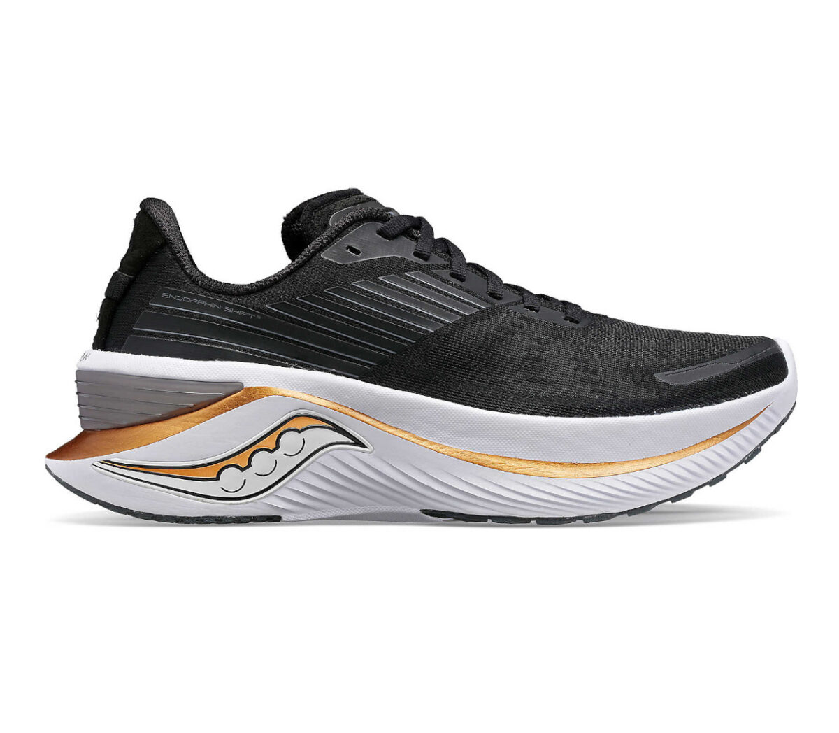 Scarpa Saucony endorphin shift 3 donna nera oro