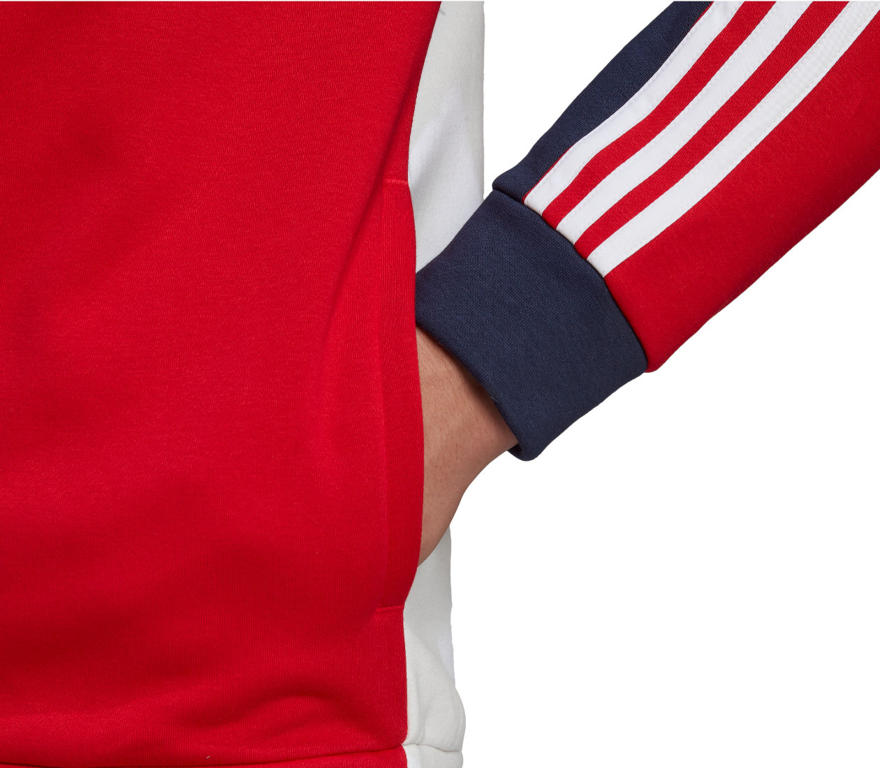 Felpa adidas rossa shop e blu