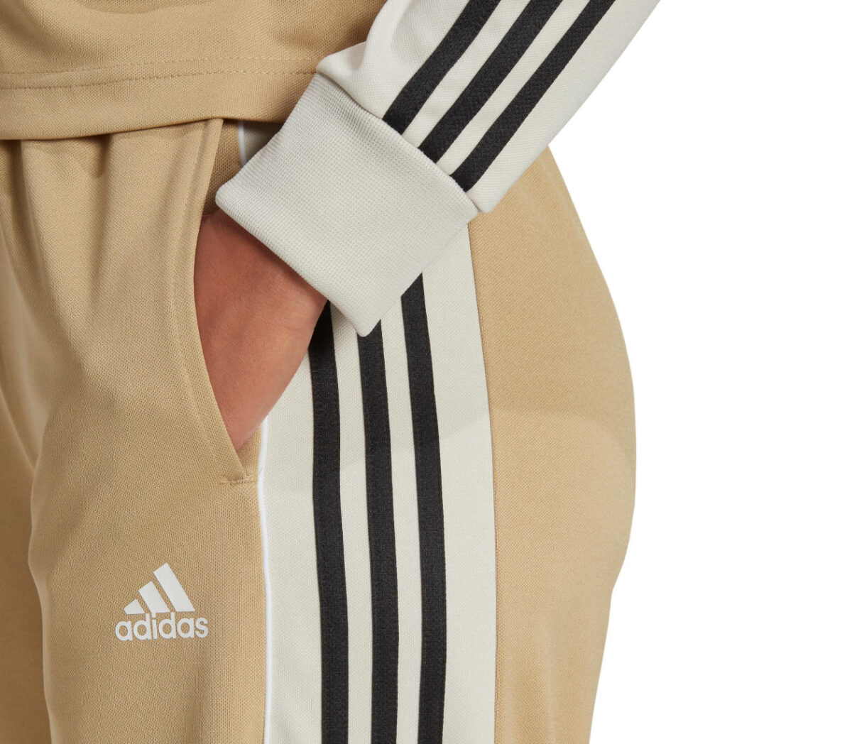 Tasca Tuta adidas teamsport donna beige