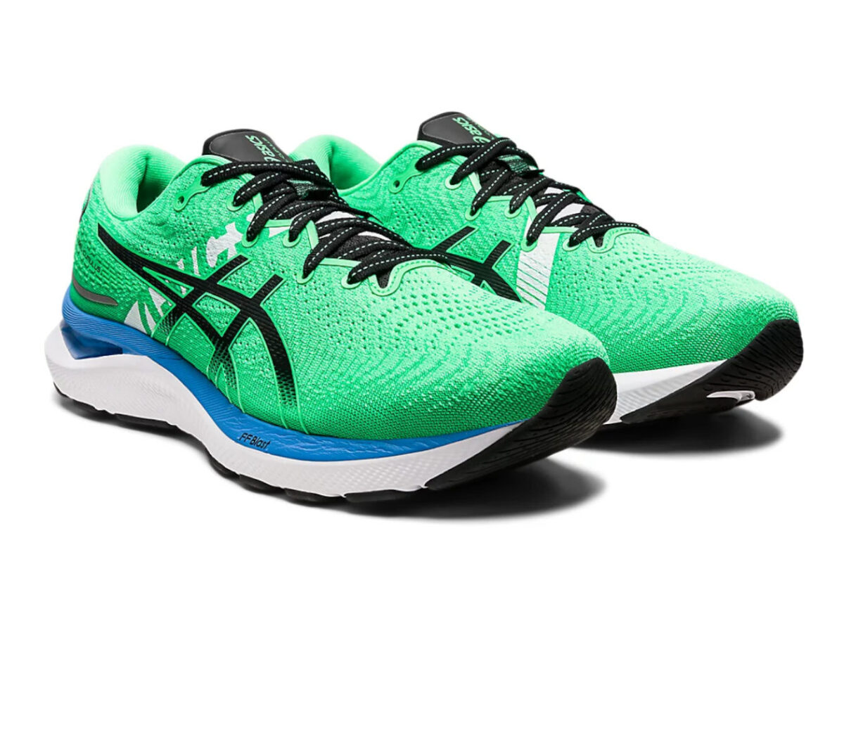 Coppia Scarpa asics gel cumulus 24 ekiden uomo verdi