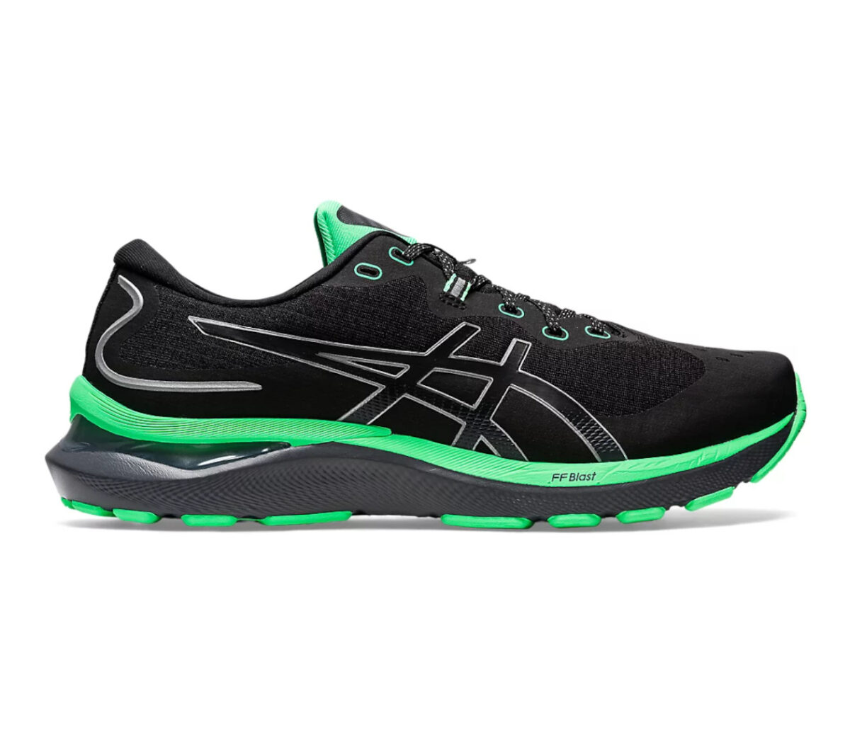 Scarpa asics gel cumulus 24 lite show uomo verde nero