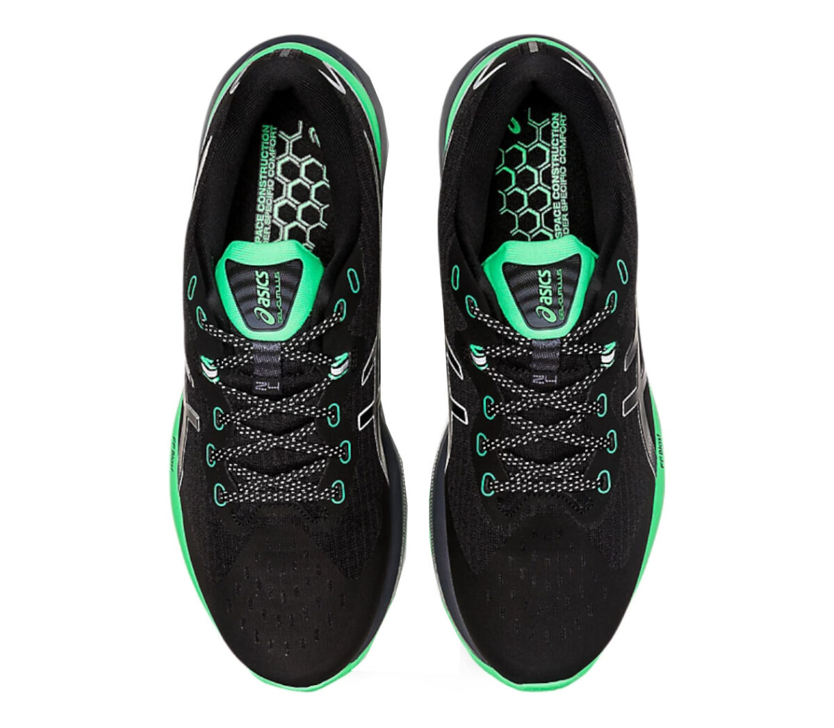 Tomaia Scarpa asics gel cumulus 24 lite show uomo verde nero