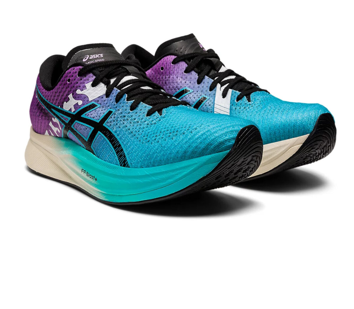 Coppia Scarpa asics magic speed 2 ekiden donna blu viola