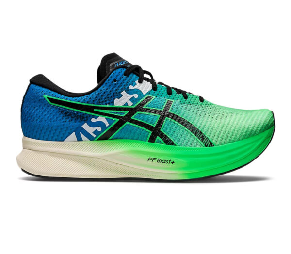 Scarpa asics magic speed 2 ekiden uomo verde blu