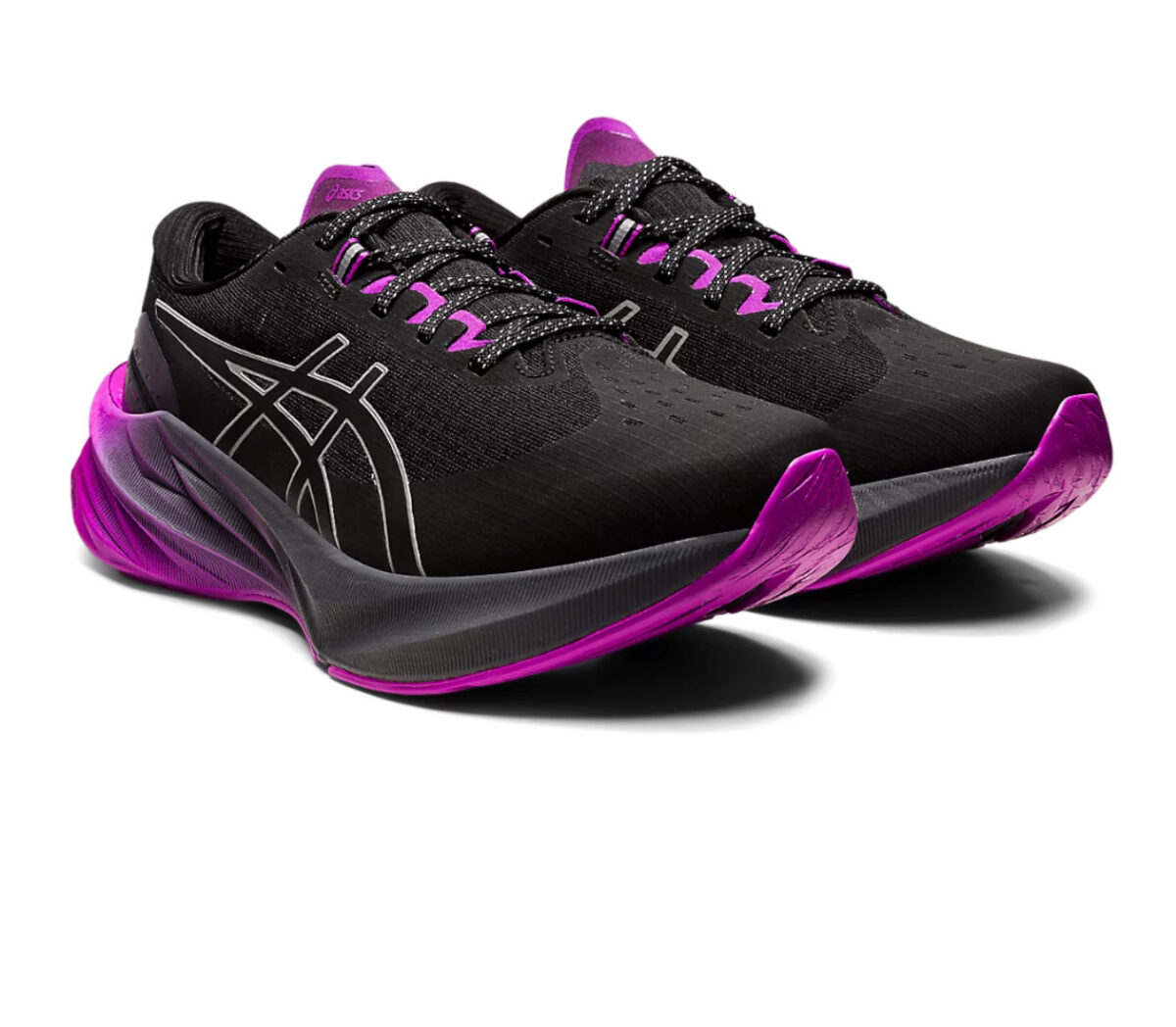 Coppia Scarpa asics novablast 3 lite show donna viola nera