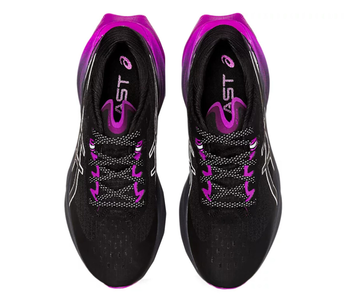 Tomaia Scarpa asics novablast 3 lite show donna viola nera