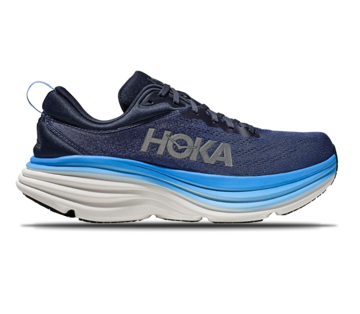 Scarpa Hoka bondi 8 wide uomo blu