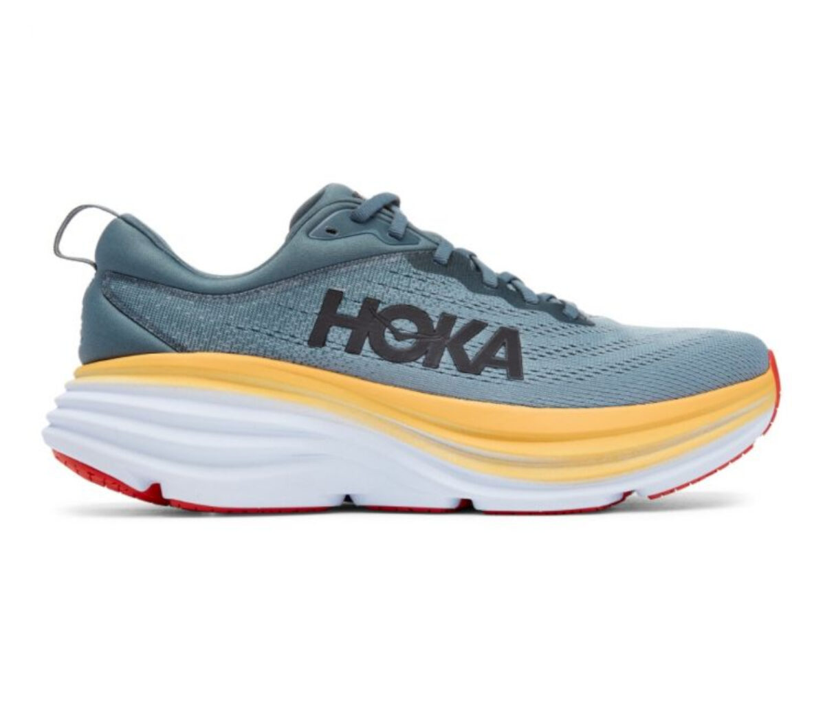 Scarpa hoka one one bondi 8 wide uomo celeste