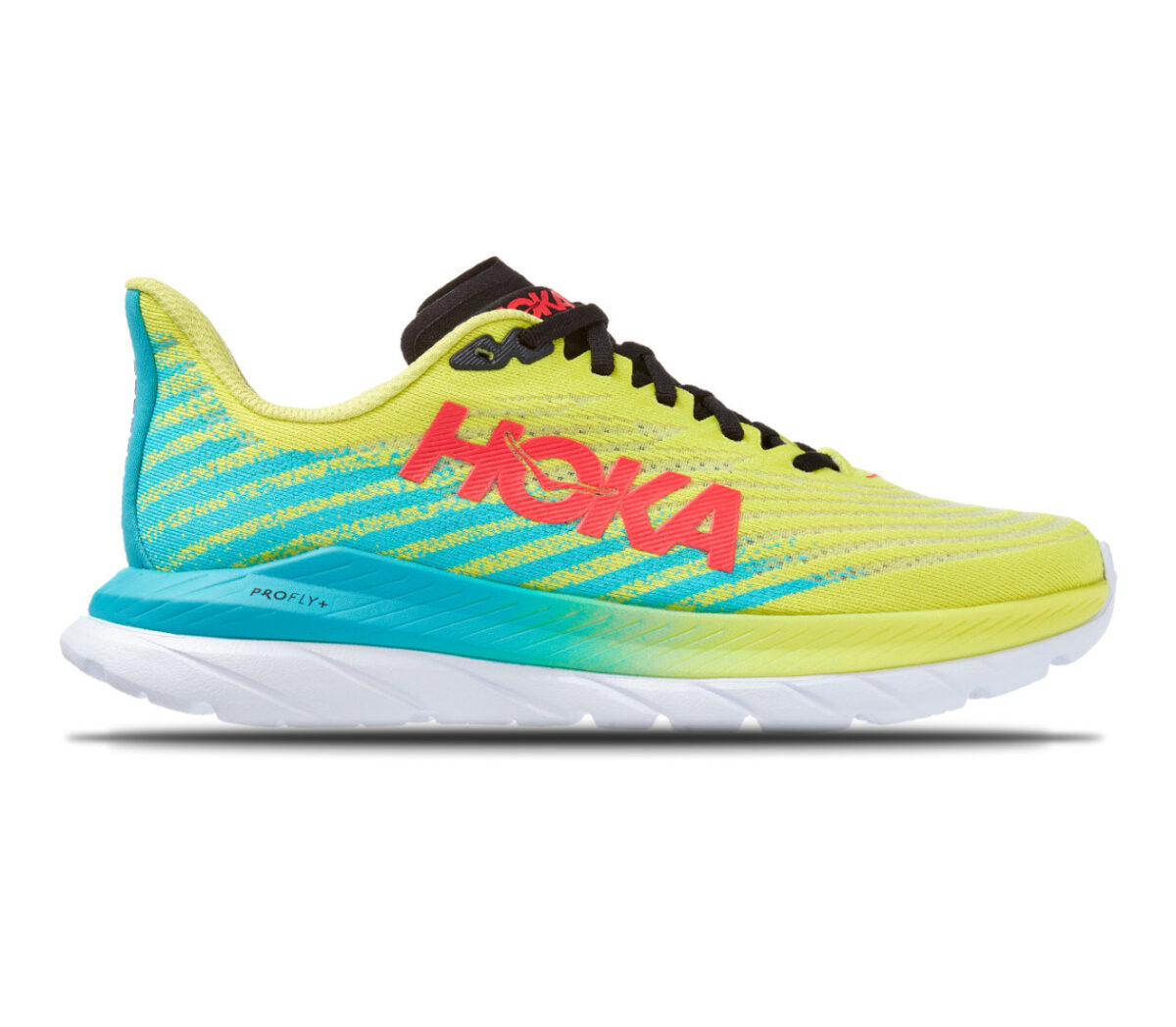 Scarpa hoka one one mach 5 donna gialla celeste