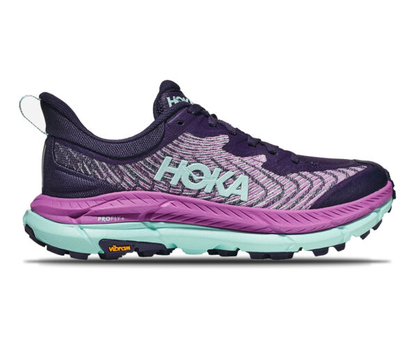 Scarpa hoka one one mafate speed 4 donna viola azzurra